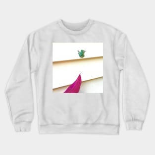 Pink Leaf Frog Crewneck Sweatshirt